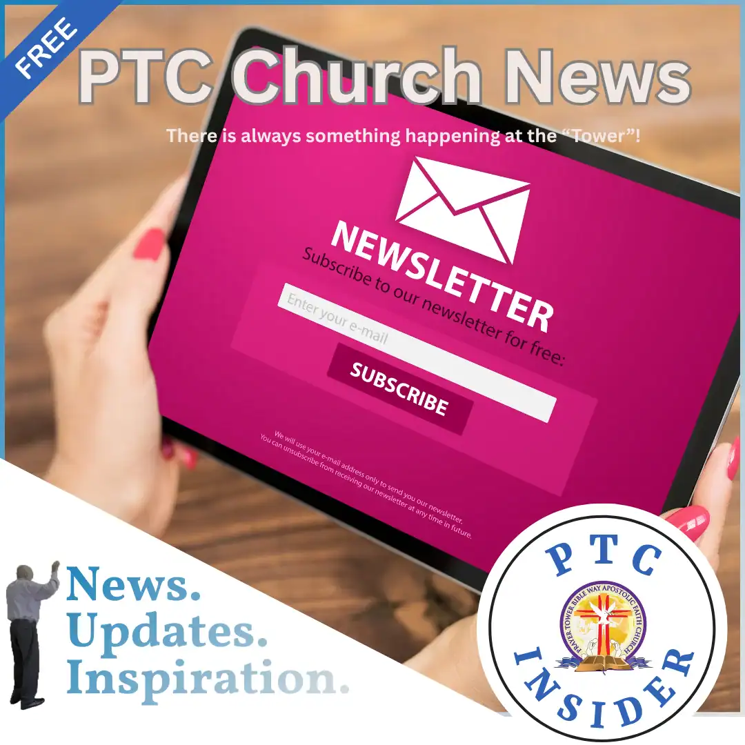 PTC Insider newsletter cover: PTC Church News. News. Updates. Inspiration.